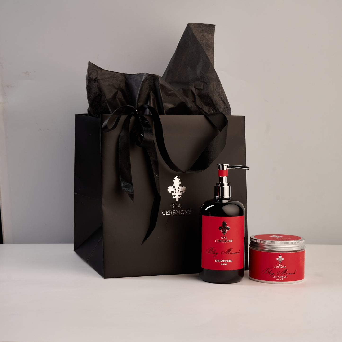 Парфумований набір “Blaze Monarch“: Гель та скраб для тіла