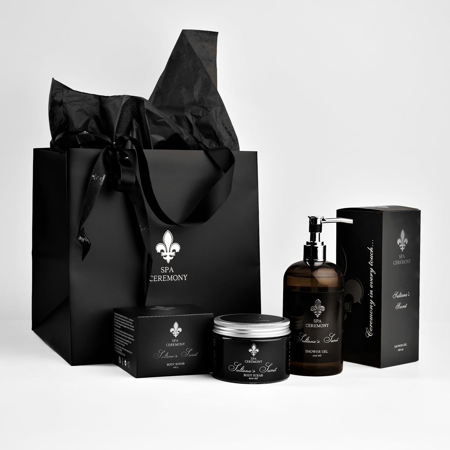 Perfumed set “Sultana's Secret“: Body gel and scrub