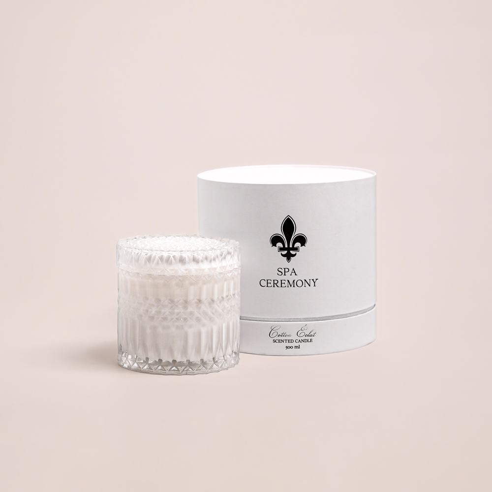 Парфумована свічка Cotton Eclat, 500ml