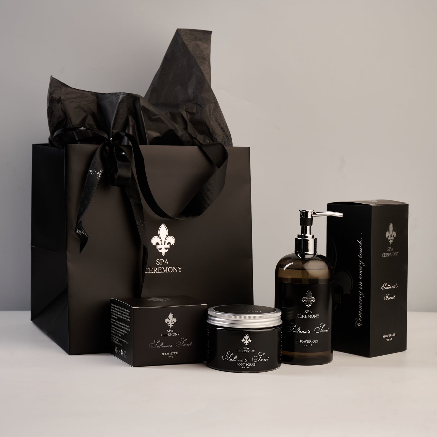 Парфумований набір “Sultana’s Secret“: Гель та скраб для тіла