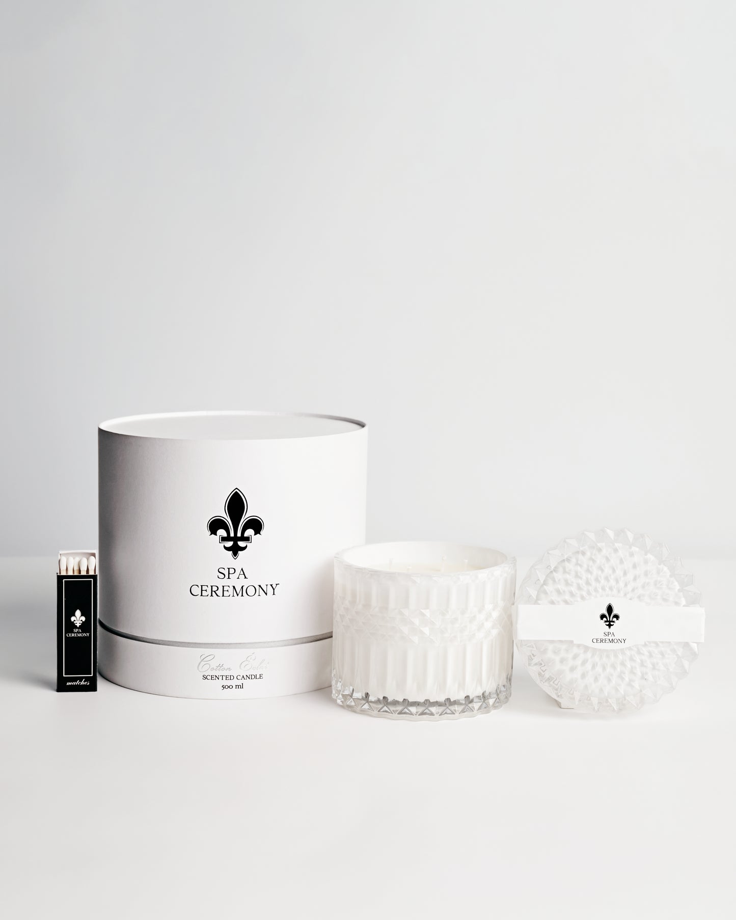 Парфумована свічка Cotton Eclat, 500ml